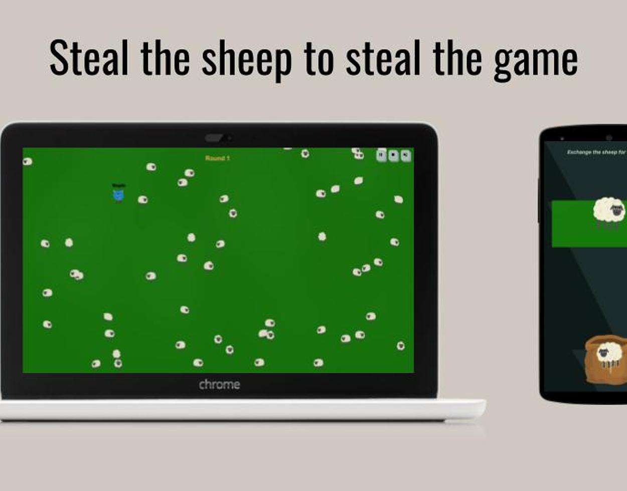 Steal the sheep and trick your friends