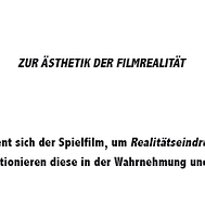 Zur Ästhetik der Filmrealität Profile Picture